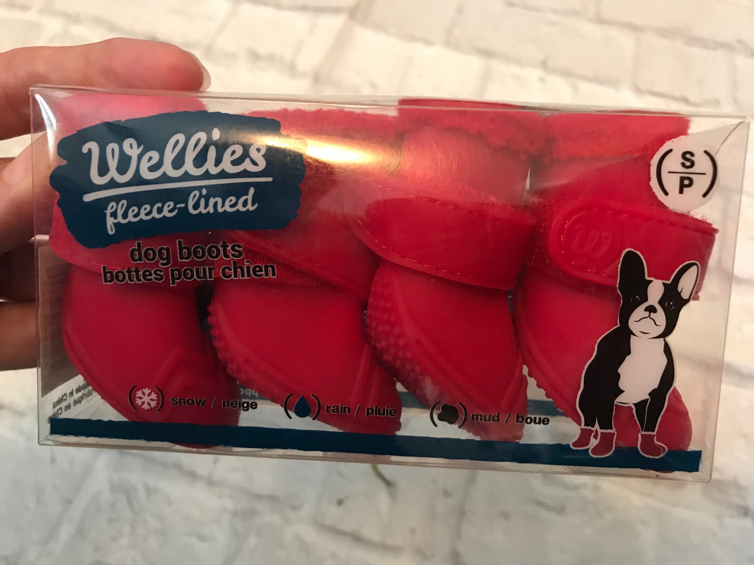 Wellies lined sales dog boots